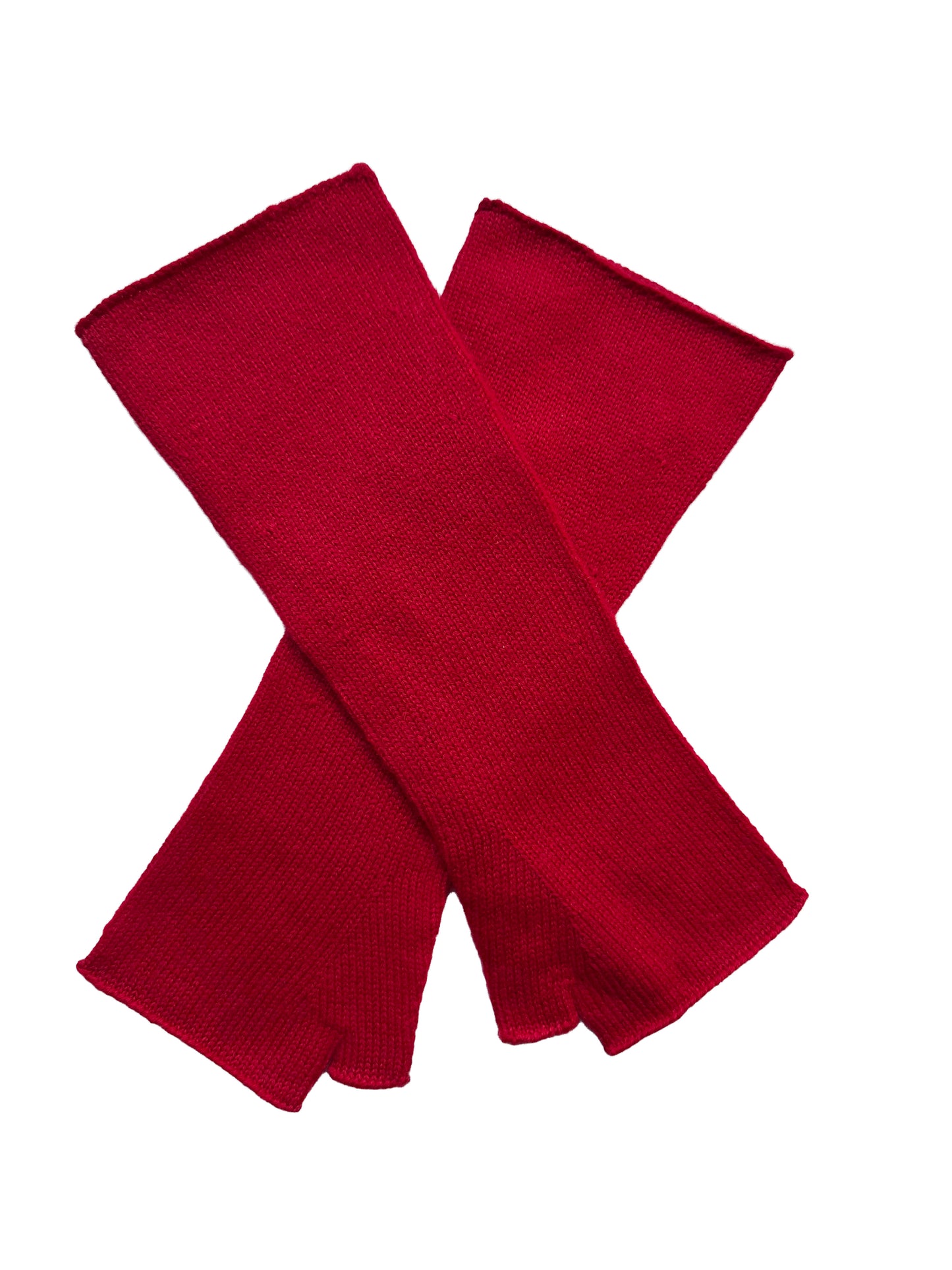Die Ox Haven Fingerlosen Handschuhe Rot Lang Unisex