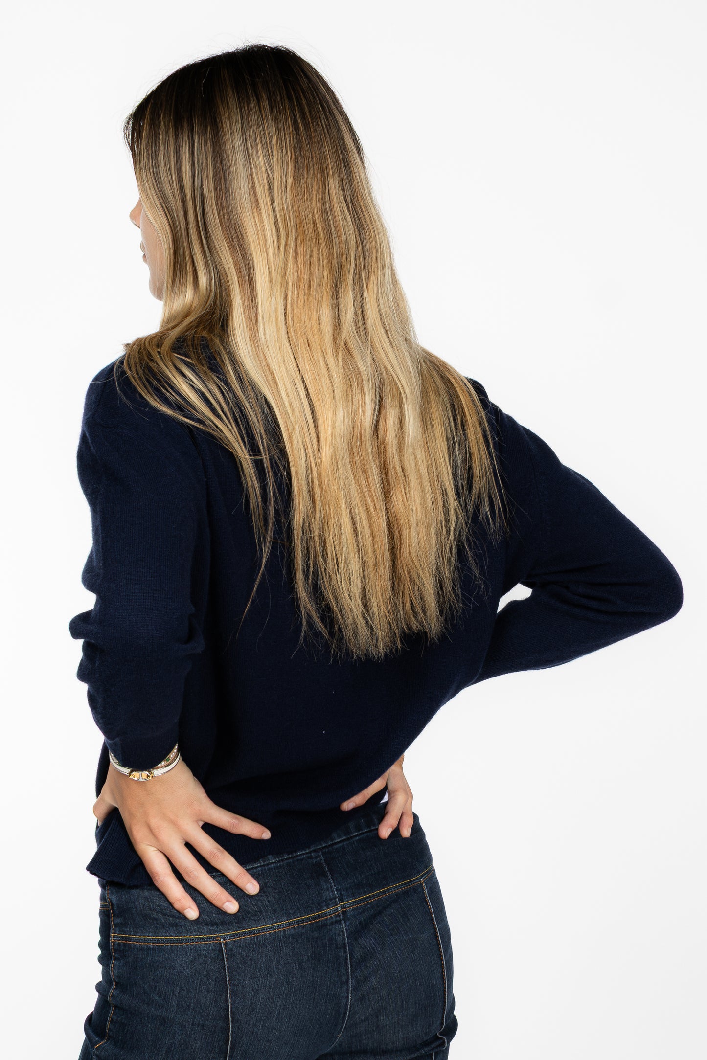Lumé Cardigan Marineblau