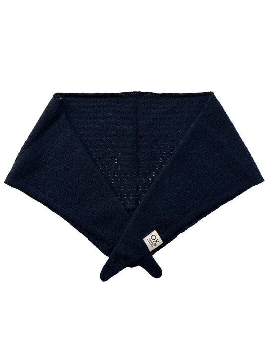 Ox Haven Dreiecksschal XO-Cable Navy
