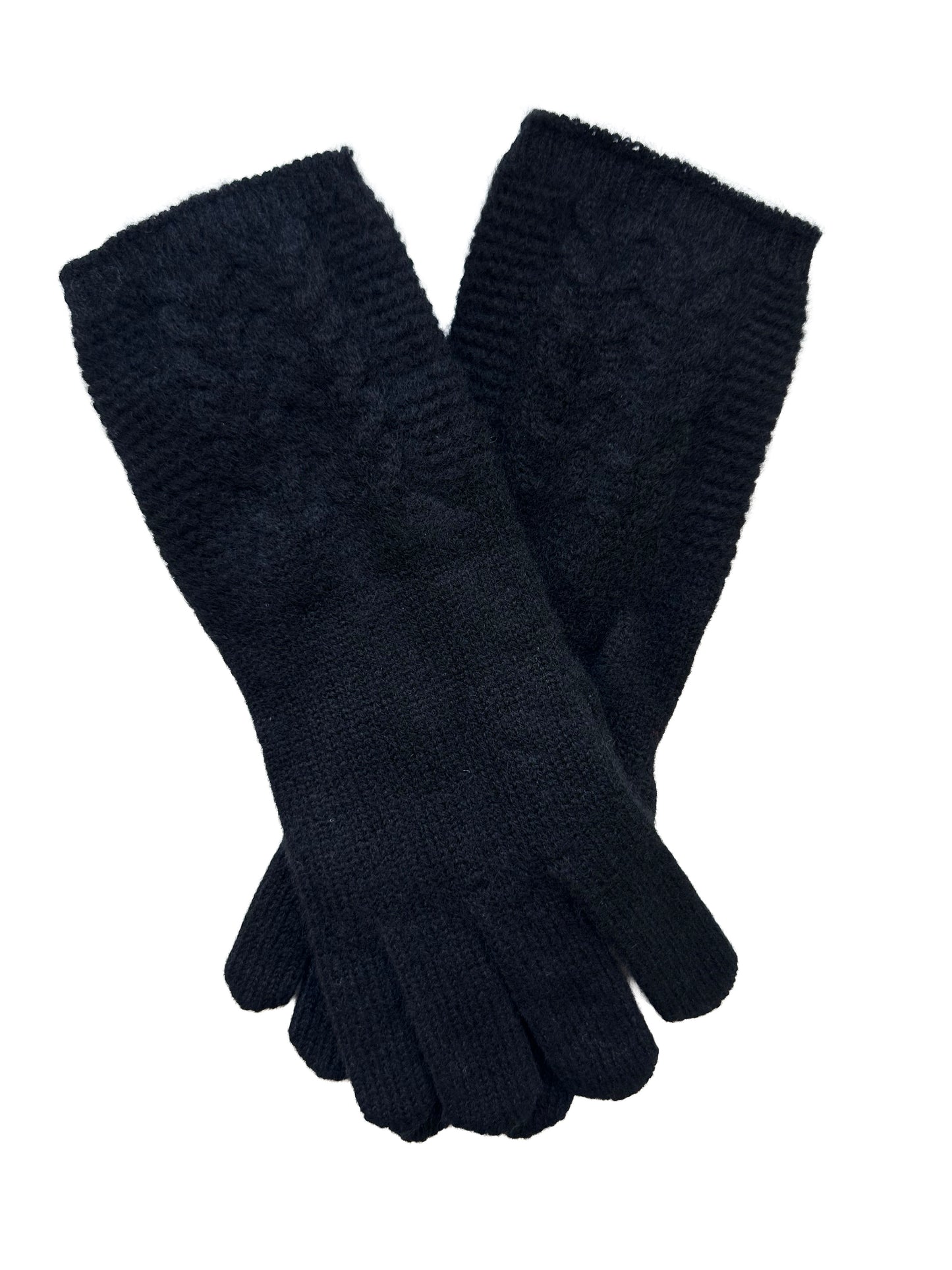 Die Ox Haven Cable Gloves Noir Damen