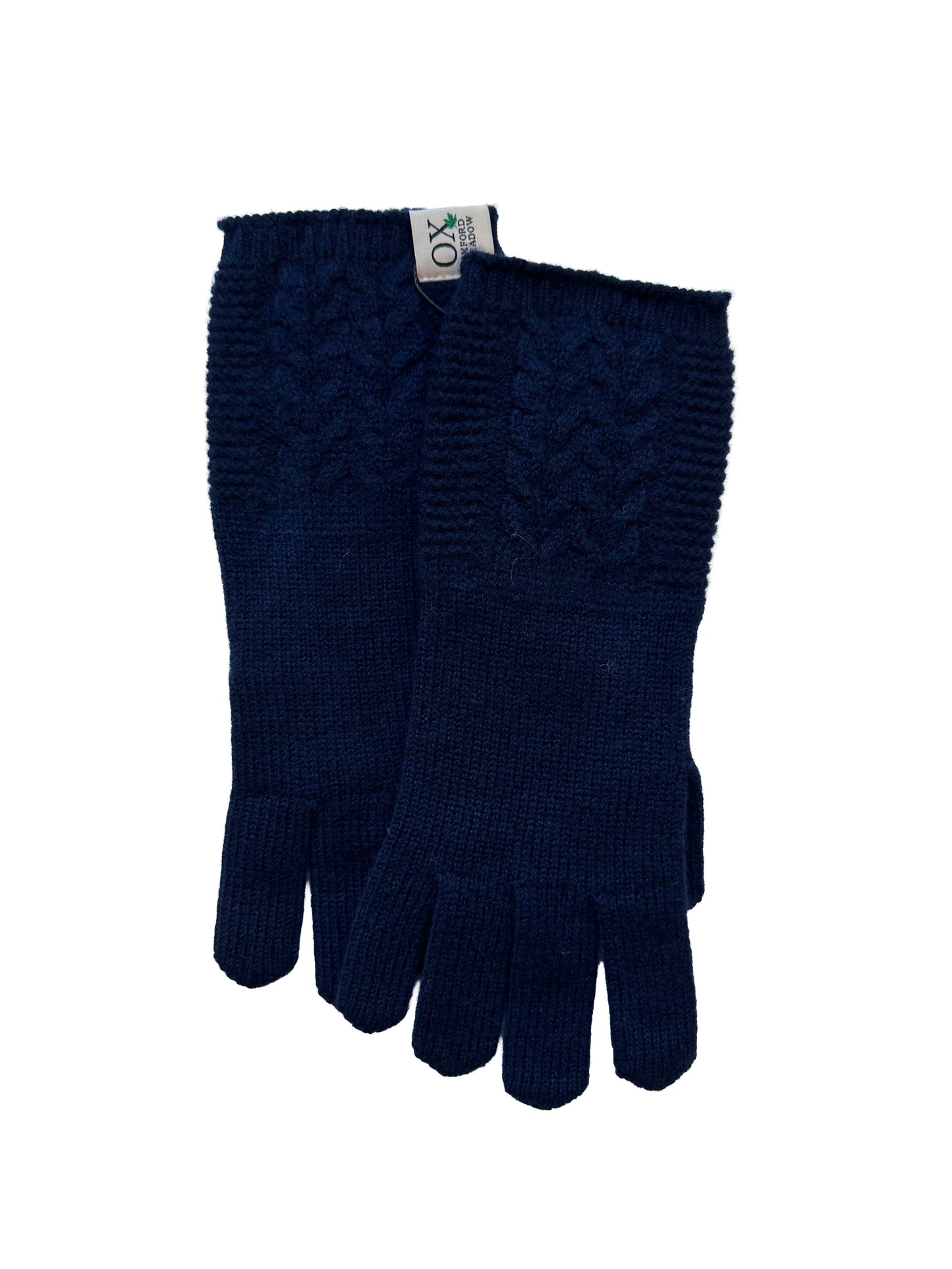 Ox Haven Kabelhandschuhe, marineblau, Damen