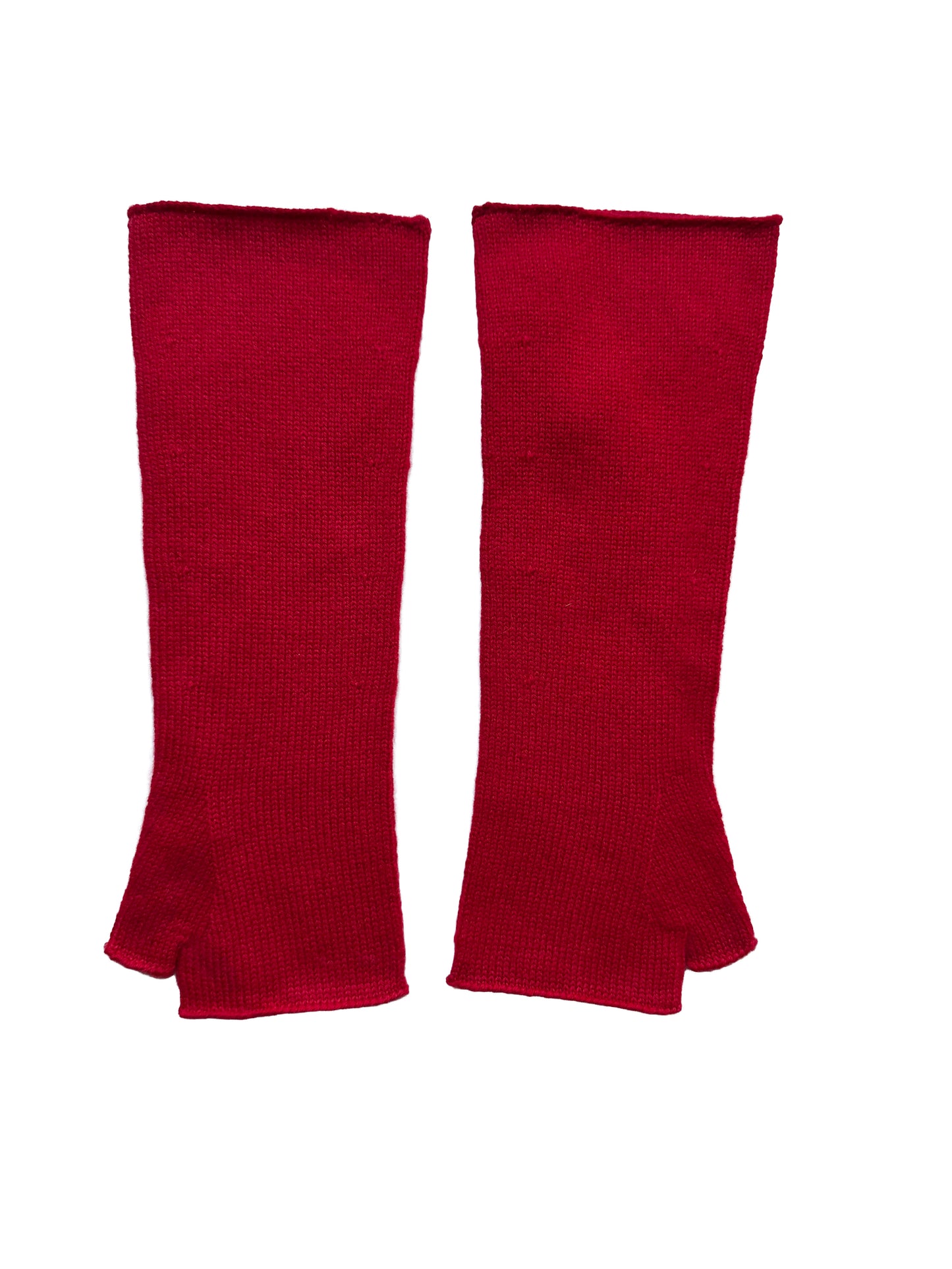 Die Ox Haven Fingerlosen Handschuhe Rot Lang Unisex