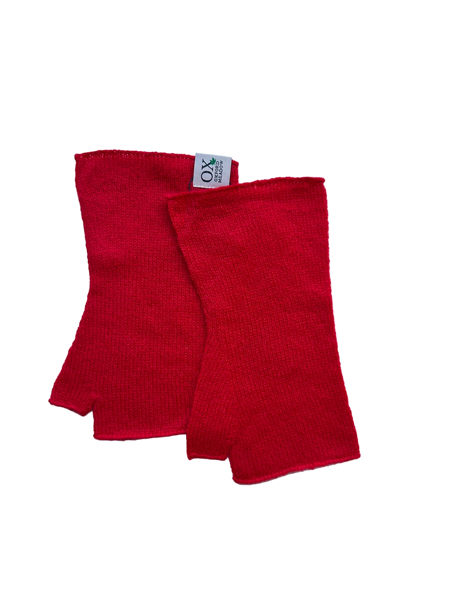 Die Ox Haven Fingerlosen Handschuhe Rot Kurz Unisex