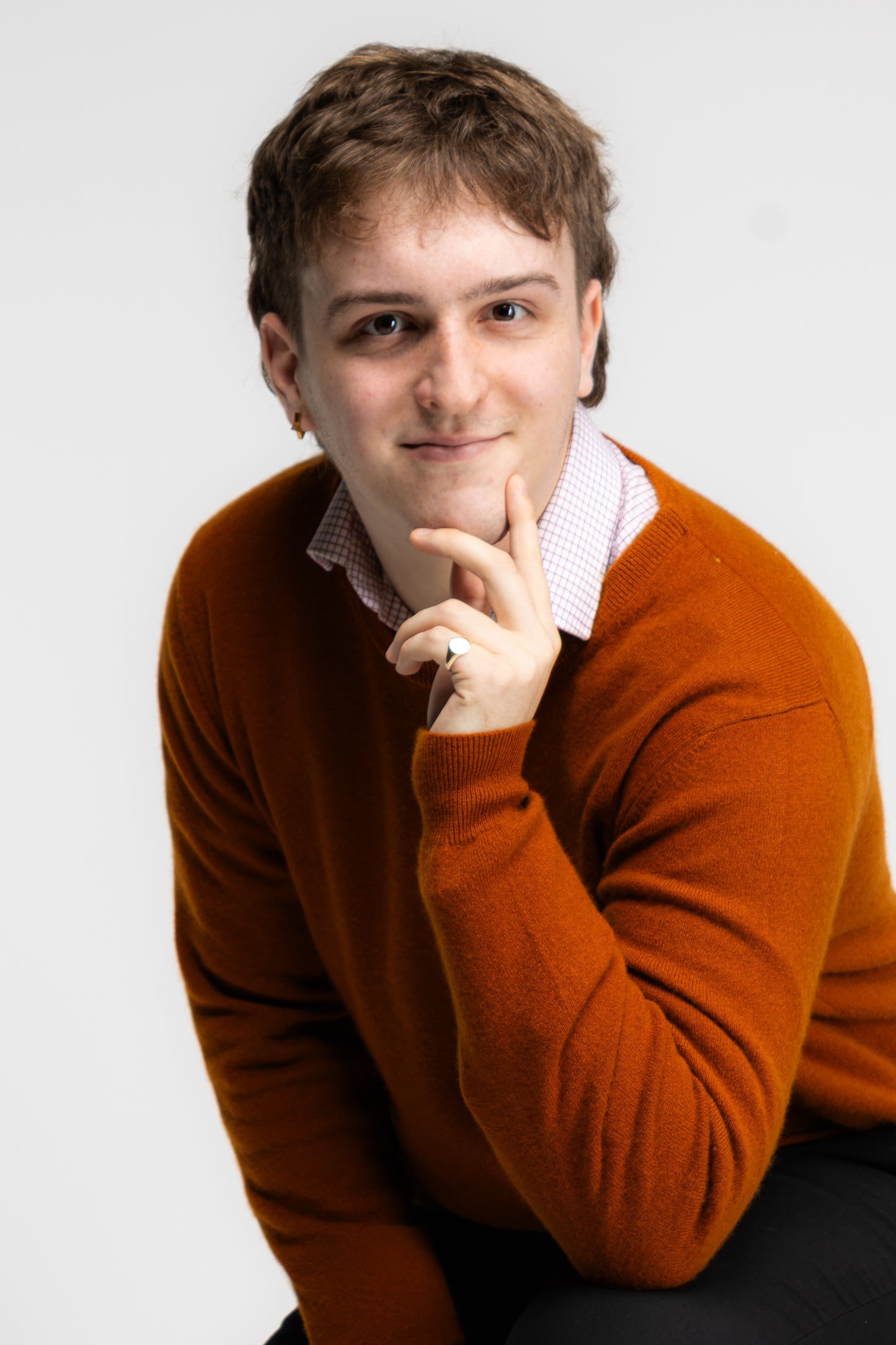 Ruhige Form Crew Tiefkupfer