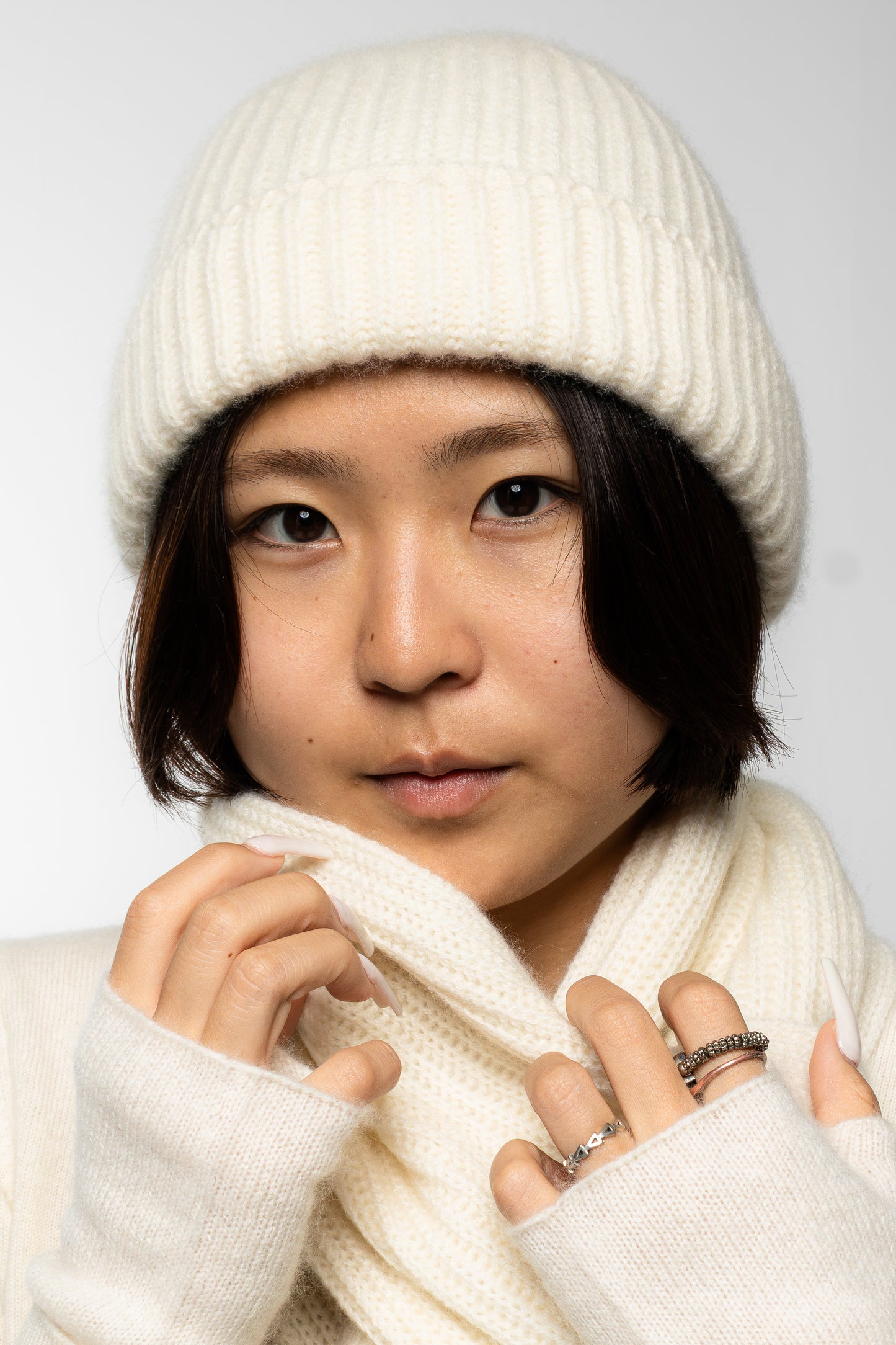 Die Ox Haven Beanie Chunky Cream Unisex